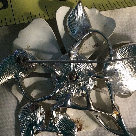 Vintage all signed Sarah Coventry pins brooch enamel, cab, rhinestone EUC - Picture 6 of 11